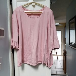Ruffled Sleeve Tshirt  30/32